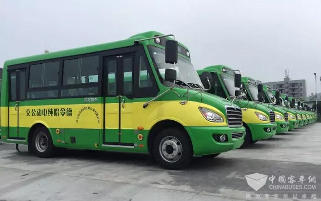 东风超龙纯电动公交发往青海 东风超龙纯电动公交发往青海