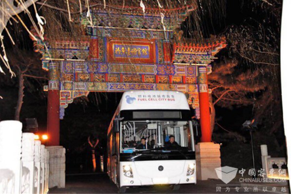 欧辉氢燃料电池客车