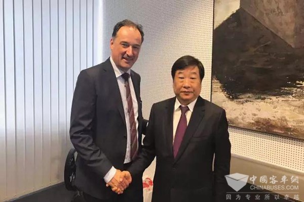 潍柴董事长谭旭光率队访问德国道依茨公司、奥地利AVL公司