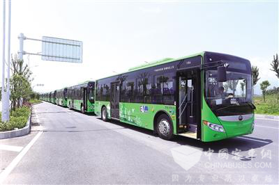 湖北恩施：21辆新能源电动公交车抵达州城