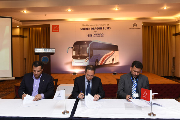 长期合作协议签订 金旅客车携手巴基斯坦大宇快运