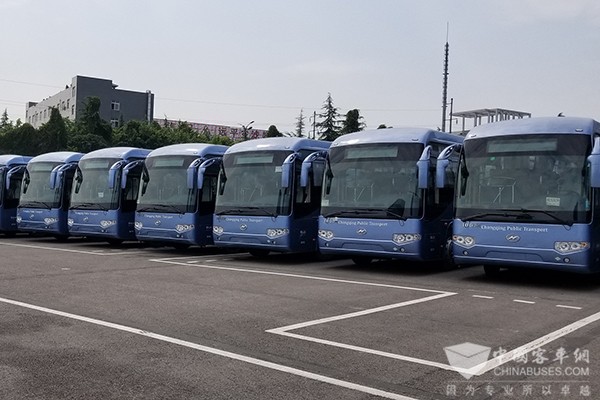 60辆海格新能源客车服务中西部最大机场