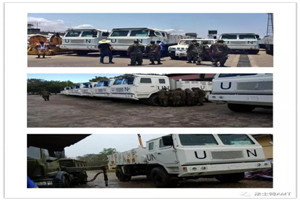 首批18辆搭载法士特AMT联合国维和部队运兵车正式交付坦桑尼亚