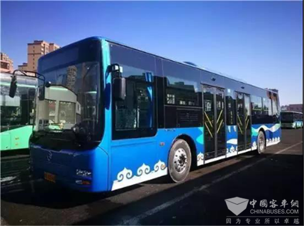 不惧酷寒 370台金旅纯电动公交呼和浩特投运