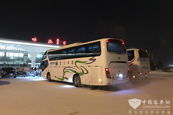 在海拉尔 海格客车带您畅游北国风光