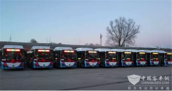 推动节能减排 山西太原迎来比亚迪纯电动公交