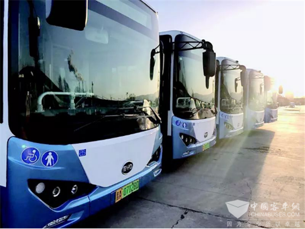 打造公共交通新样板 太原首批比亚迪纯电动公交运营“满月”