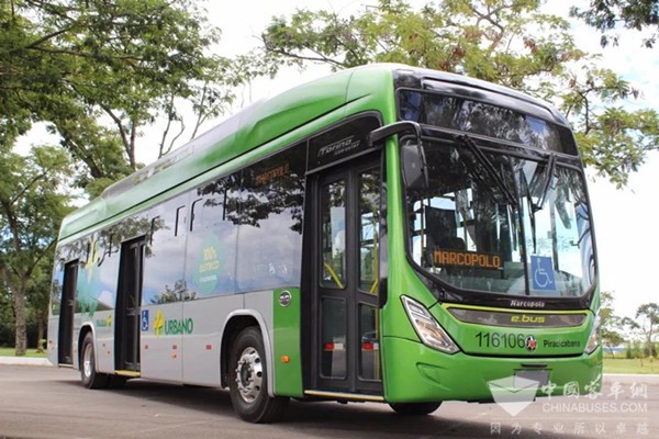 实现本地化生产 比亚迪纯电动大巴于巴西首都巴西利亚正式运营