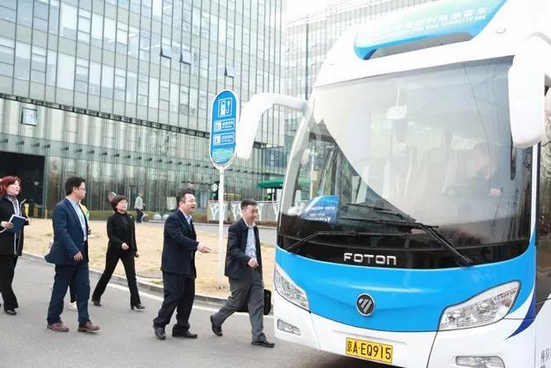 北京市经信委走进亿华通 调研氢燃料电池汽车