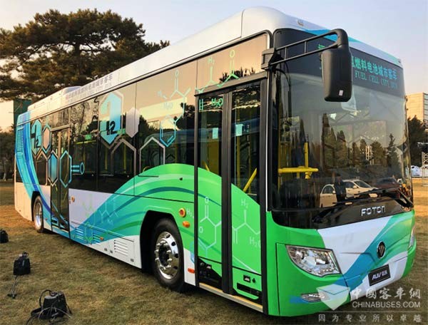福田欧辉氢燃料电池城市客车