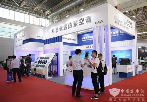 科泰低温热泵和电池热管理技术在道路运输展大放异彩