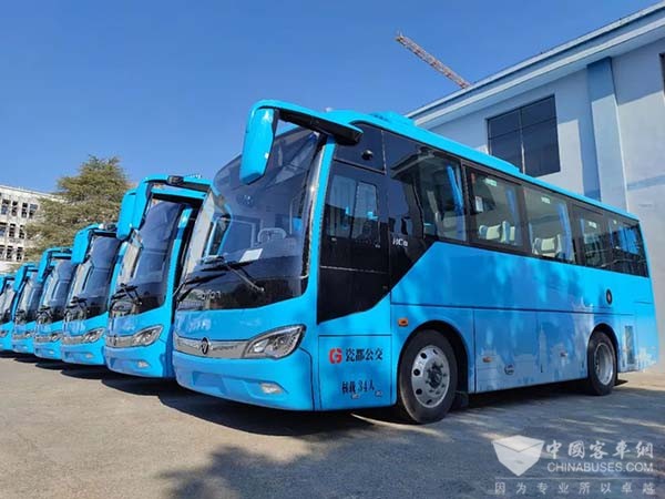 福田欧辉客车 景德镇公交 正式交付