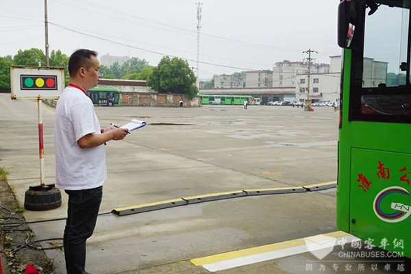 开沃新能源汽车 新能源公交车 淮南公交 驾驶员 职业技能竞赛