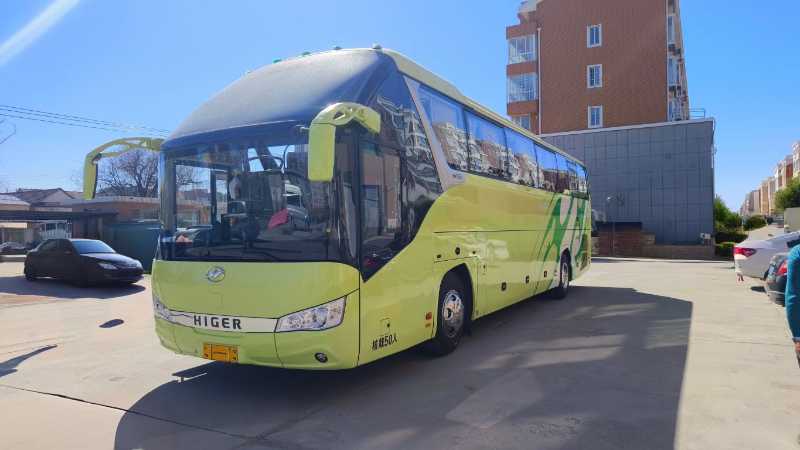 同款两台可提双档12米28座2+1海格6122旅游准新车 