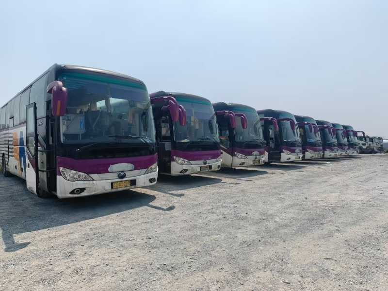 2019年底上牌多台50座高配国五宇通6120原版原漆客车