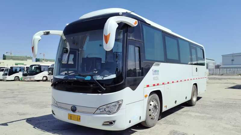 2021年6月上牌东北配国五26座2+1气囊宇通6906旅游车