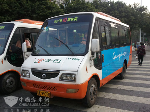 恒通迷你巴士:亚运会上现靓影