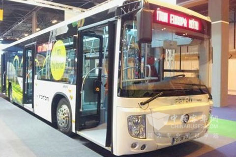 福田欧辉BJ6123混合动力城市客车