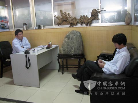 泰安交运李先明接受江南网页版独家专访