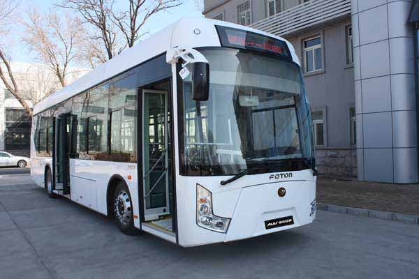 福田欧辉BJ6123SHEVCA公交车(柴油/电混动国四24-42座)