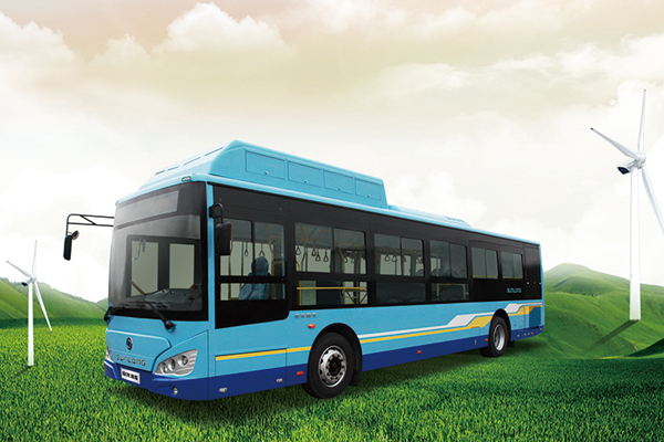 申龙SLK6119USNHEV01公交车(天然气/电混动国五10-38座)
