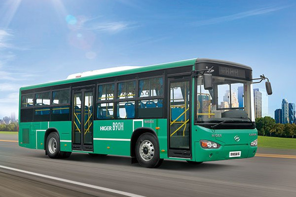 海格KLQ6109GAHEVC5D公交车(天然气/电混动国五24-39座)
