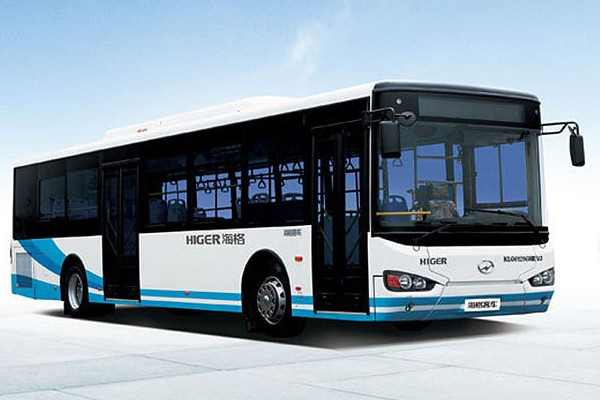 海格KLQ6129GAHEVE5D公交车(柴油/电混动国五24-42座)