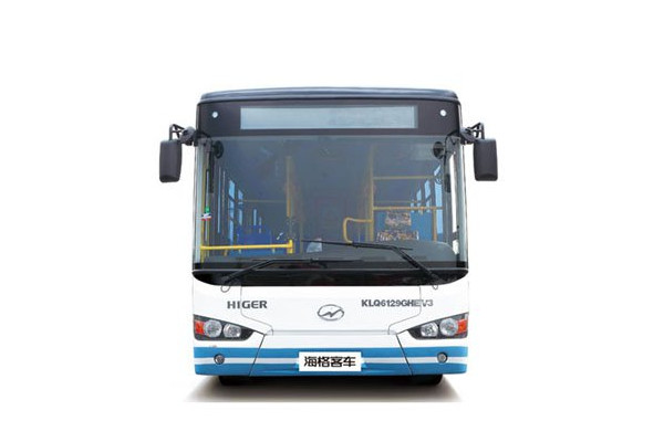 海格KLQ6129GAHEVE5B公交车（柴油/电混动国五24-42座）