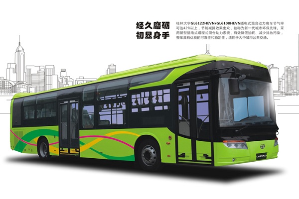 桂林大宇GL6122HEVN1公交车(天然气/电混动国五10-39座)