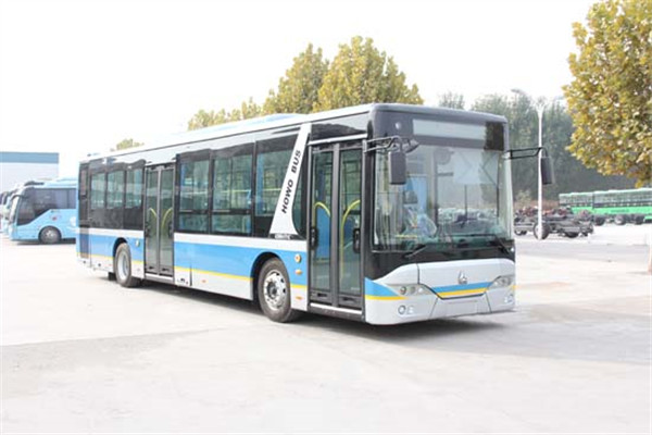 豪沃JK6126GPHEVN5Q插电式公交车(天然气/电混动国五21-48座)